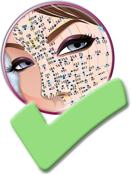 ✓